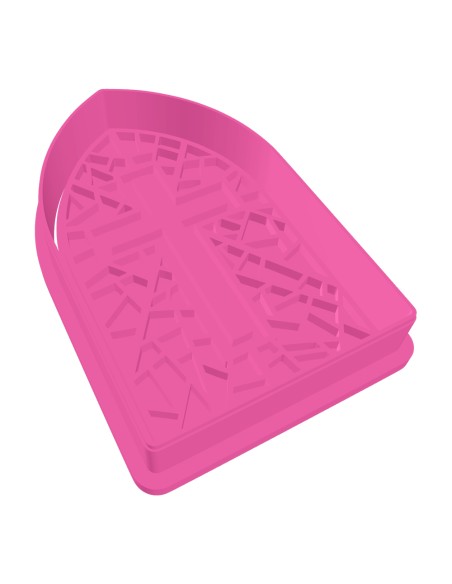 3D Uitsteker op Maat: Raam met Kruis met Stempel