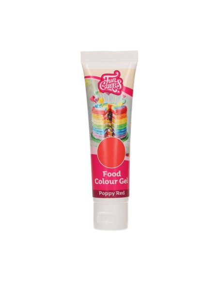 FunCakes Eetbare Kleurstof Gel Poppy Red -30gr-