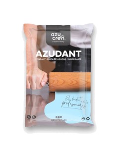 Azucren Vanille Rolfondant Baby Blauw -1kg-