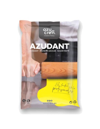 Azucren Vanille Rolfondant Geel -1kg-