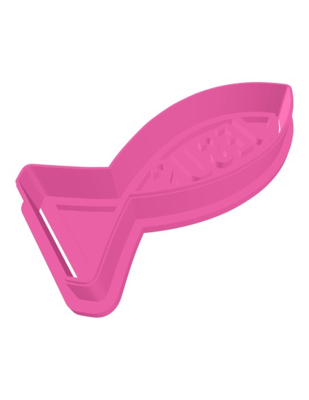 3D Uitsteker op Maat: Ichthus Vis met Stempel