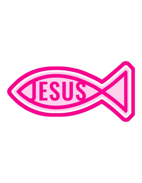 3D Uitsteker op Maat: Ichthus Vis met Stempel