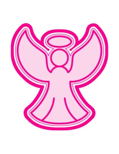 3D Uitsteker op Maat: Engel met Stempel