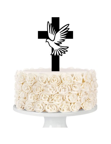 Taarttopper op Maat: Duif met Kruis