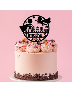 Taarttopper op Maat: Superhelden met Naam en Leeftijd