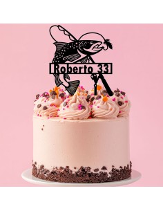 Taarttopper op Maat: Vis met Naam en Leeftijd