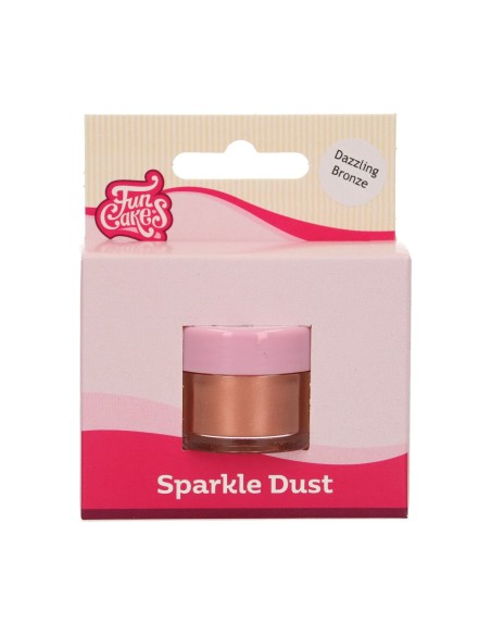 FunCakes Edible Sparkle Dust Dazzling Bronze