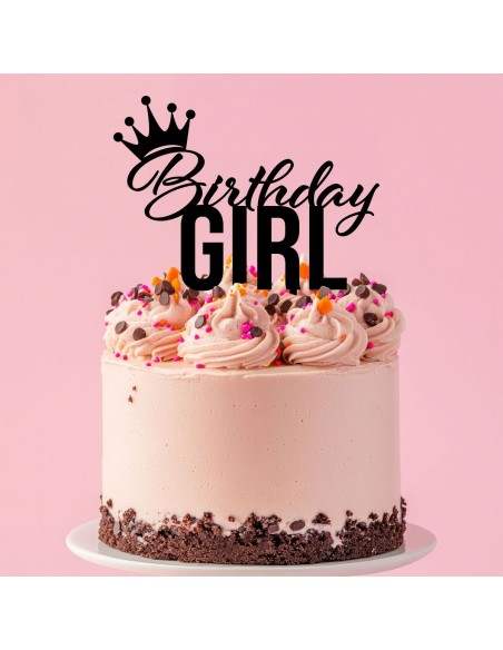 Taarttopper op Maat: Birthday Girl