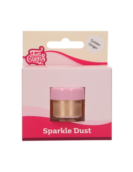 FunCakes Edible Sparkle Dust Golden Ginger