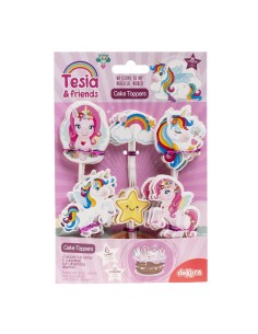 Dekora Cupcake Topper Unicorn Set -16st- 2