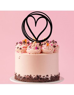 Taarttopper op Maat: Hart Rond