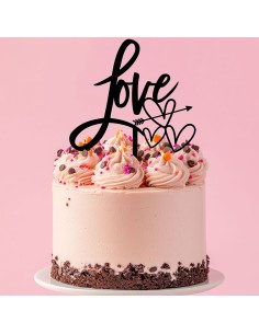 Taarttopper op Maat: Love met Hartjes en Pijl
