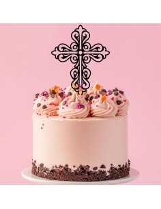 Taarttopper op Maat: Mandala Kruis