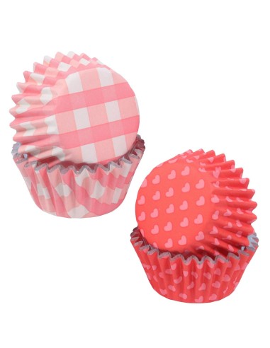 PME Folie Mini Baking Cups Love Patterns -60st- 