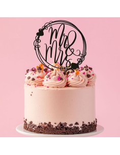 Taarttopper op Maat: Mr & Mrs Rond