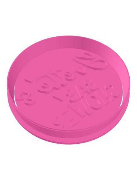 3D Uitsteker op Maat: Babyshower Naam met Stempel 