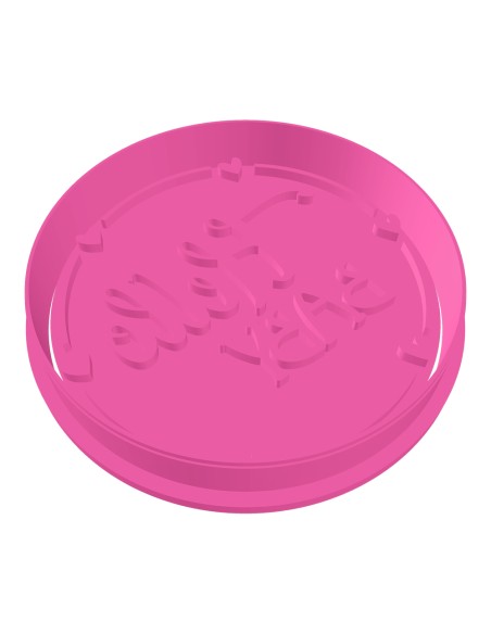 3D Uitsteker op Maat: Hello Baby met Stempel 