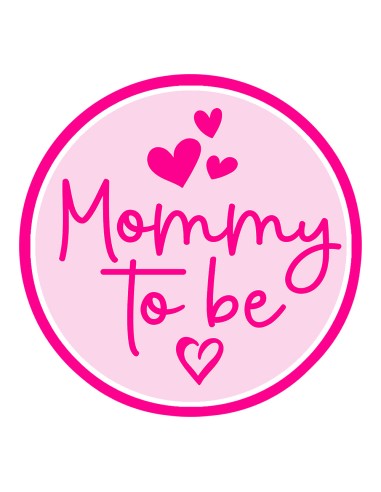 3D Uitsteker op Maat: Mommy to Be met Stempel