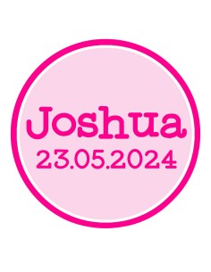 3D Uitsteker op Maat: Naam & Datum Typewriter met Stempel 