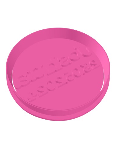 3D Uitsteker op Maat: Naam & Datum Typewriter met Stempel 