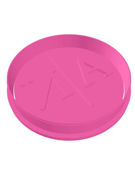 3D Uitsteker op Maat: Voorletters Streep met Stempel