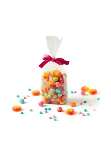 Decora Traktatiezakjes Blokbodem Transparant Small -10st-