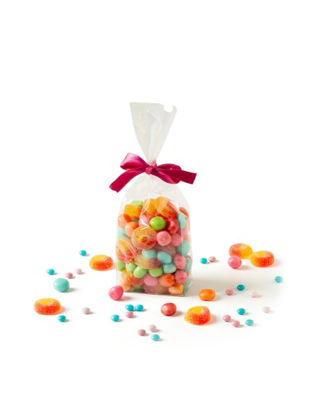 Decora Traktatiezakjes Blokbodem Transparant Small -10st-