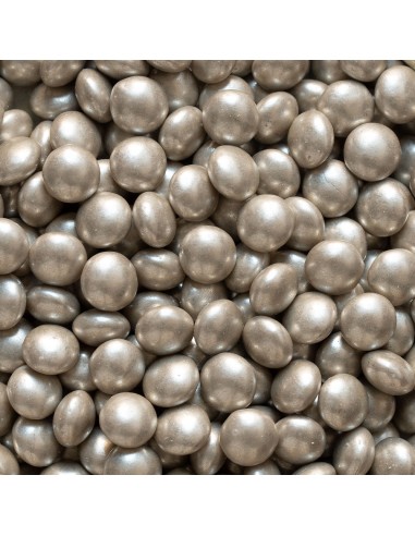 Decora Chocolade Mini Pastilles Zilver -80gr-