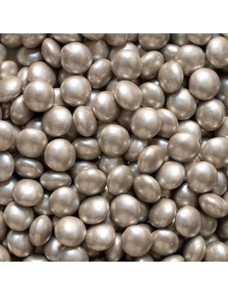 Decora Chocolade Mini Pastilles Zilver -80gr-