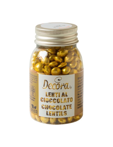 Decora Chocolade Mini Pastilles Goud -80gr-