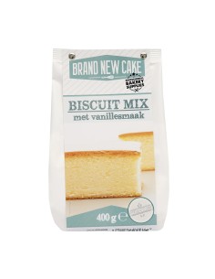 BrandNewCake Mix voor Biscuit Glutenvrij -400gr-