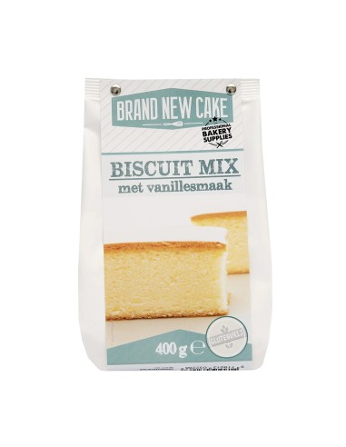 BrandNewCake Mix voor Biscuit Glutenvrij -400gr-