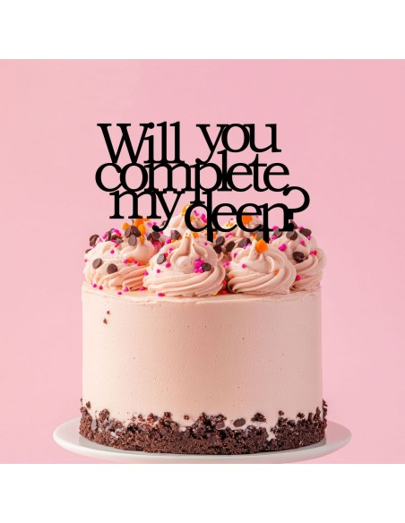 Taarttopper op Maat: Will You Complete My Deen? 1