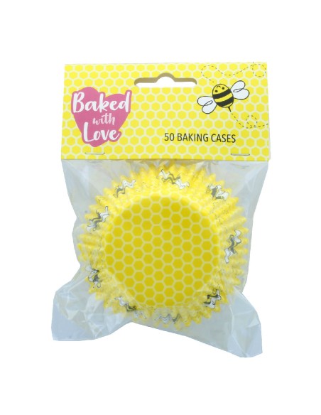 Baked with Love Baking Cups Bijenkorf -50st-