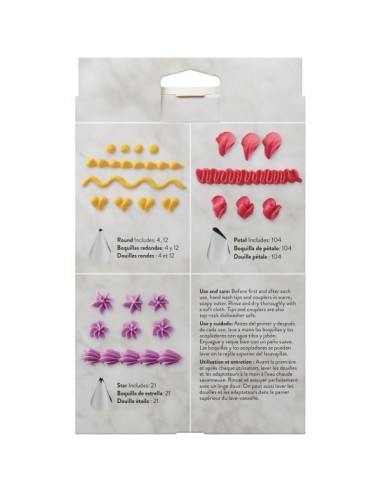 Wilton Spuitmondjes Set -18st-