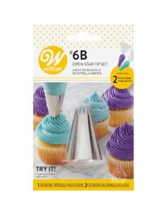 Wilton Spuitmondje 6B Open Ster Set -3st-