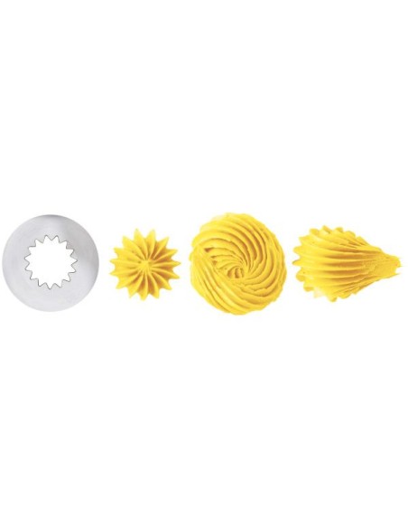 Wilton Spuitmondje 6B Open Ster Set -3st-