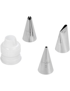Wilton Spuitmondjes Set -4st- 2