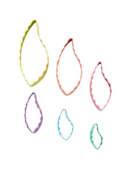 Wilton Uitsteker Set Blad Dubbelzijdig -6st-