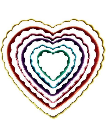 Wilton Uitsteker Set Hart Dubbelzijdig -6st-