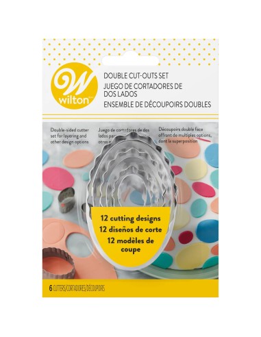 Wilton Uitsteker Set Ovaal Dubbelzijdig -6st-