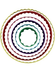 Wilton Uitsteker Set Rond Dubbelzijdig -6st-