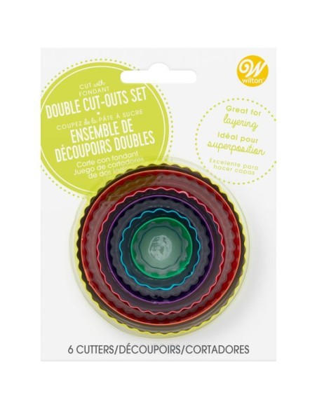 Wilton Uitsteker Set Rond Dubbelzijdig -6st-