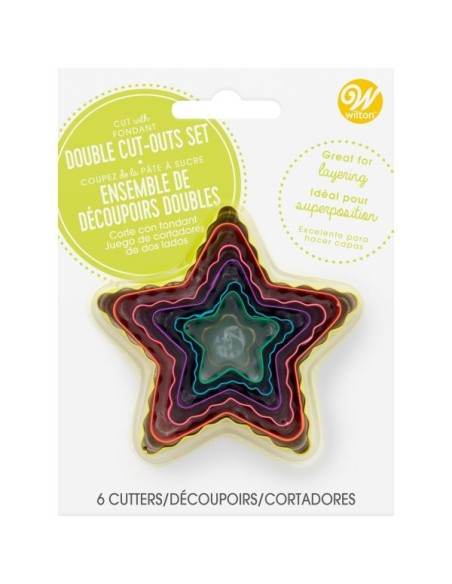 Wilton Uitsteker Set Ster Dubbelzijdig -6st-