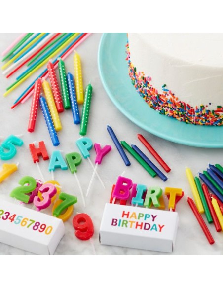 Wilton Verjaardag Kaarsen Set Happy Birthay