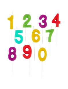 Wilton Verjaardag Kaarsen Set Cijfers