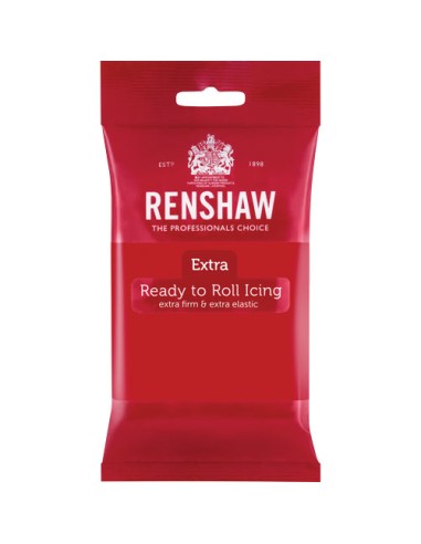 Renshaw Rolfondant Extra Rood -250gr-