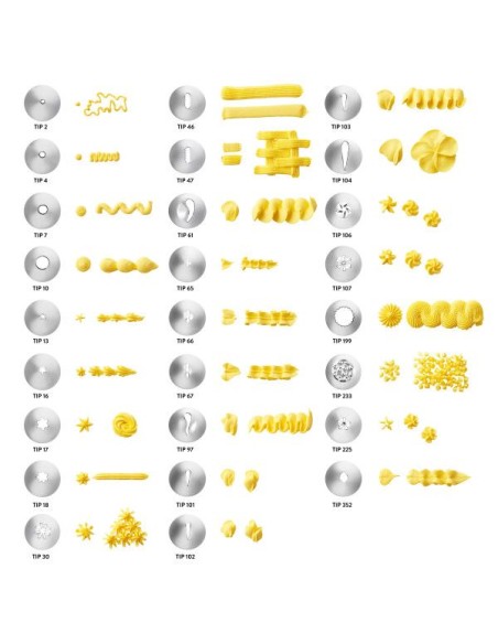 Wilton Spuitmondjes Set DeLuxe -29st-