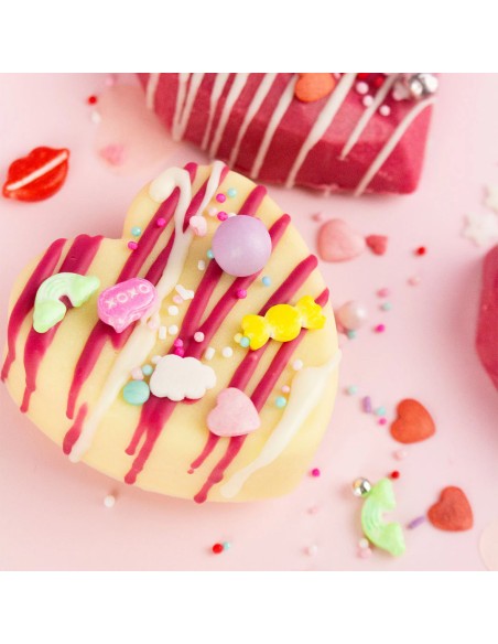 Happy Sprinkles Chocolade Drip Hot Pink -130gr-