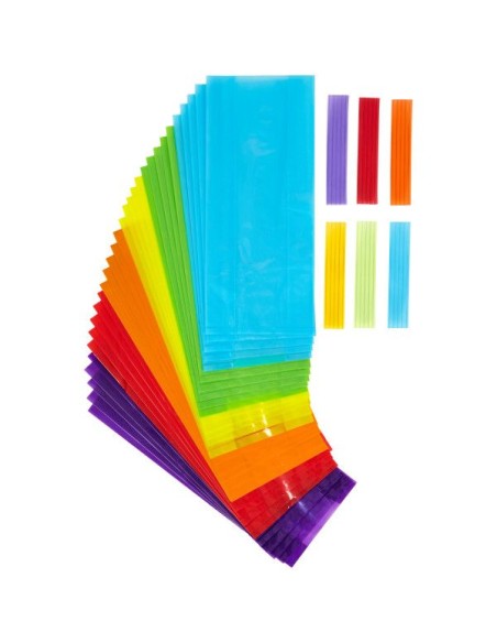 Wilton Traktatiezakjes Gekleurd -30st-